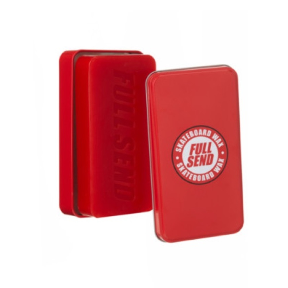 Full Send Red Skateboard Wax